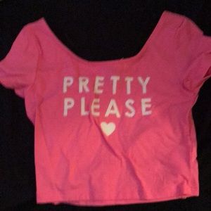 Cute pink top